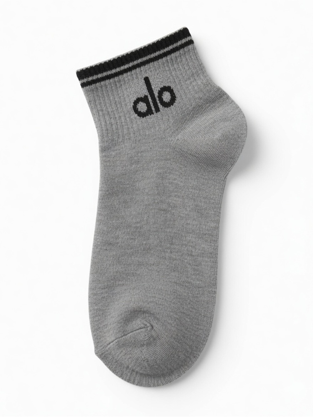 Fashion x alo unisex half crew socks